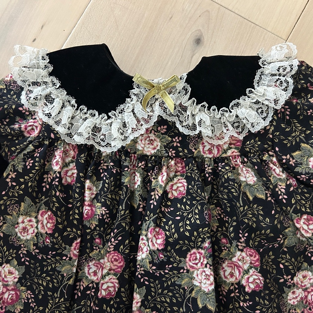 Vintage Allison Ann 2 Piece Baby Dress & Bloomers 0-3 M - Picture 11 of 15